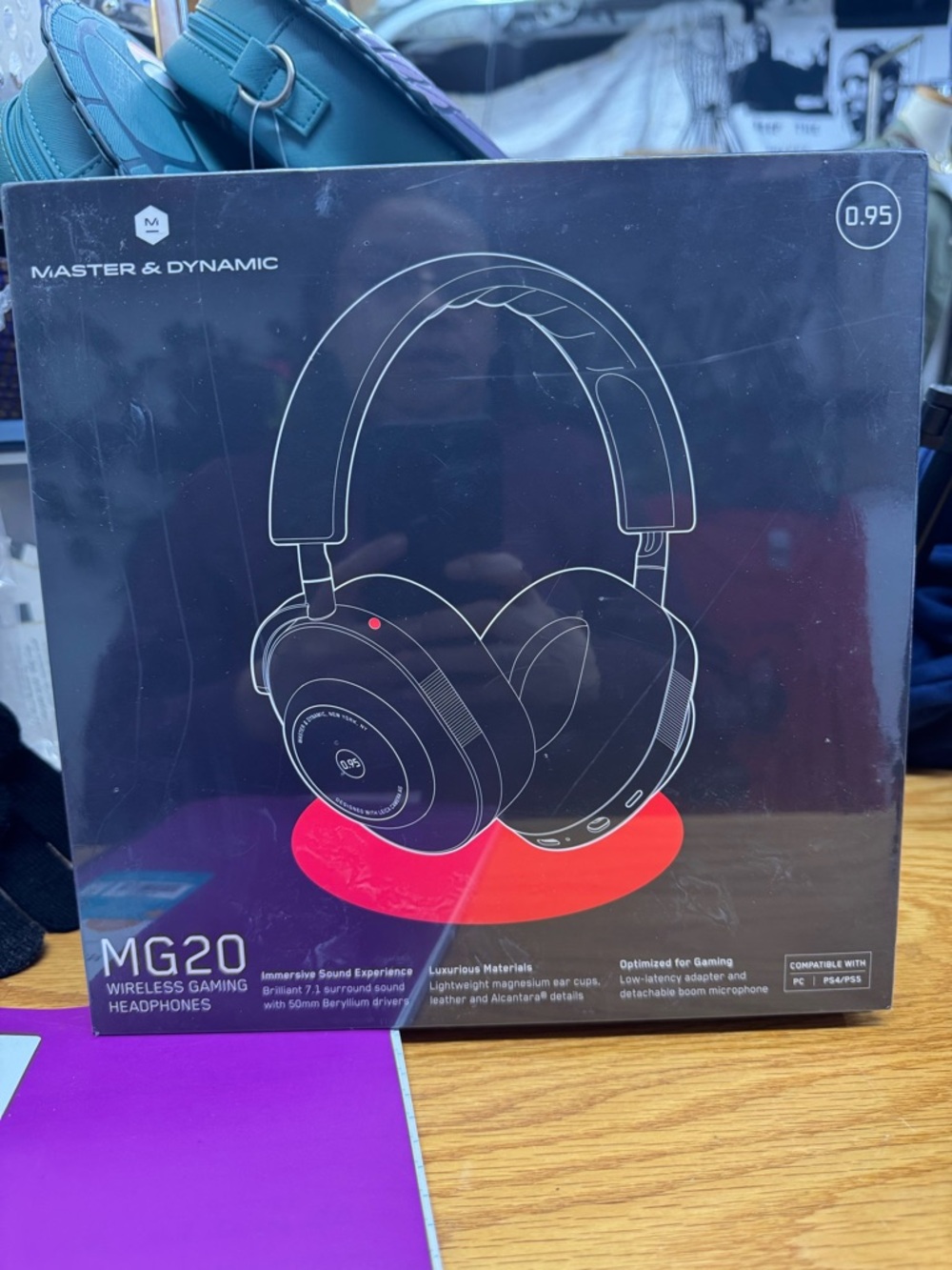 Master & Dynamic MG20 Wireless Gaming Over-Ear Headphones - Black